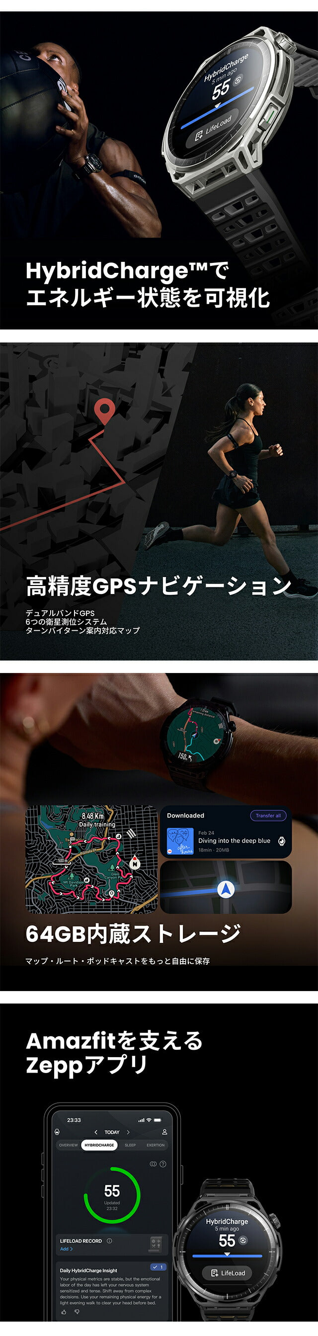 SP170086-C01 ｜ アマズフィット(Amazfit) - 腕時計のななぷれ