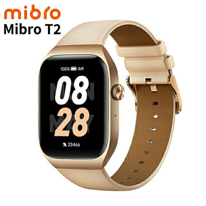 ミブロ Mibro T2 ライトゴールド 充電式クオーツ スマートウォッチ ブランド メンズ レディース Bluetooth mibro SP380008-C61 SP380008-C61
