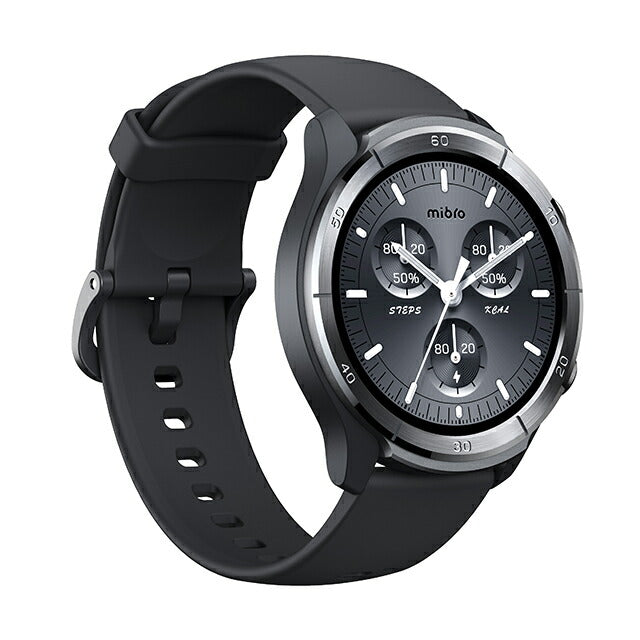 ミブロ A3 Black 充電式クォーツ スマートウォッチ ブランド メンズ レディース Bluetooth mibro SP380014-C22 デジタル ブラック 黒 SP380014-C22
