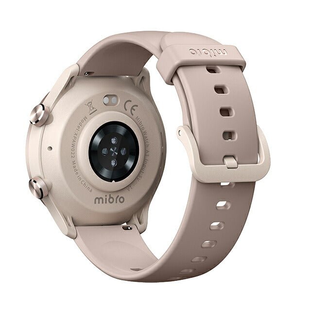 ミブロ A3 Mocha 充電式クォーツ スマートウォッチ ブランド メンズ レディース Bluetooth mibro SP380014-C233 デジタル ベージュ モカ SP380014-C233