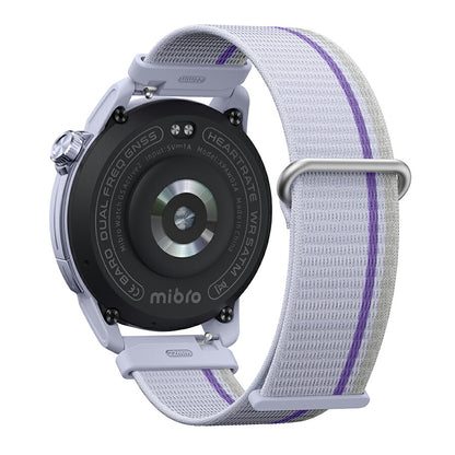 ミブロ GS Active2 スマートウォッチ ブランド メンズ レディース Bluetooth 替えベルト mibro SP380015-C237 デジタル パープル SP380015-C237