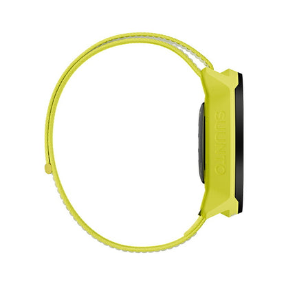 スント RUN LIME 充電式クォーツ スマートウォッチ ブランド メンズ レディース SUUNTO SS051111000 デジタル ブラック イエロー 黒 SS051111000