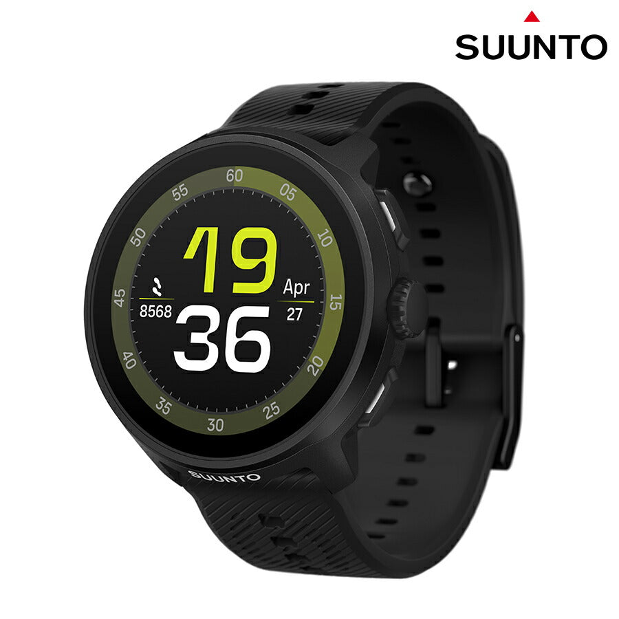 SS051272000 ｜ スント SUUNTO RUN ALL BLACK 充電式クォーツ