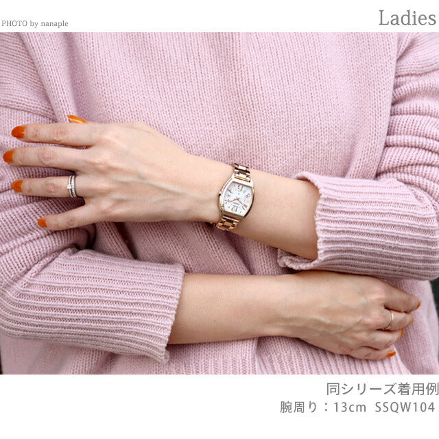 セイコー SEIKO ルキア レディース 腕時計 稼働 電波ソーラー s2110 SSQW104 ｜ セイコー ルキア Happy Collection Made With Liberty