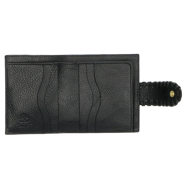 イルビゾンテ 二つ折り財布 メンズ レディース ブランド IL BISONTE SSW017PV0001 ブラック SSW017PV0001-BK110-B