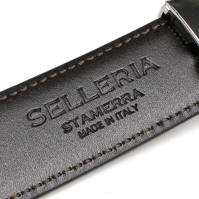 スタメーラ ベルト メンズ ブランド STAMERRA イタリア 111122-4 BLACK-TESTA MORO ブラック ブラウン系 小物 選べるモデル STA111122-4A