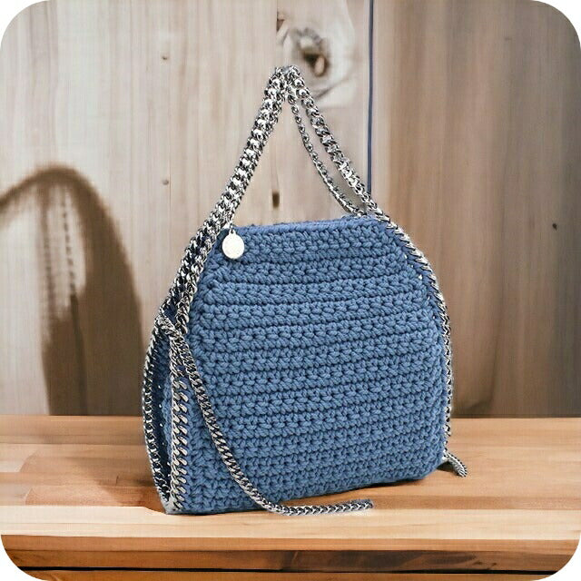 ステラマッカートニー トートバッグ レディース コットン イタリア 371223 ブルー系 バッグ STM371223031