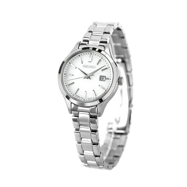 精工选择观看品牌太阳能女子精工SEIKO STPX093模拟白色白色在日本制造STPX093