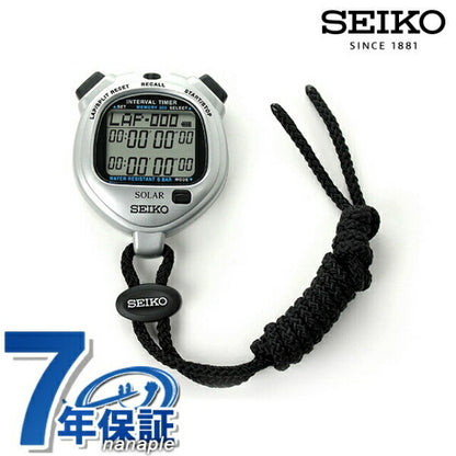 Seiko Stopwatch Interval Timer Solar SVAJ101 SEIKO STOPWATCH Souvenir Present Gift SVAJ101
