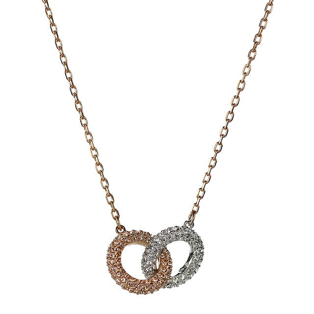 スワロフスキー ネックレス レディース ブランド SWAROVSKI Dextera ペンダント スワロフスキー 5414999 ローズゴールド シルバー SW-5414999