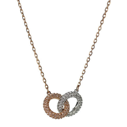 スワロフスキー ネックレス レディース ブランド SWAROVSKI Dextera ペンダント スワロフスキー 5414999 ローズゴールド シルバー SW-5414999