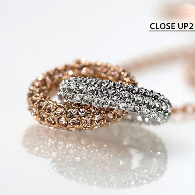 スワロフスキー ネックレス レディース ブランド SWAROVSKI Dextera ペンダント スワロフスキー 5414999 ローズゴールド シルバー SW-5414999