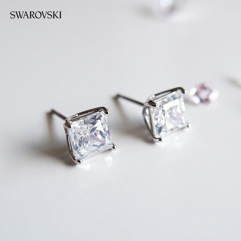 スワロフスキー ピアス レディース ブランド SWAROVSKI Stilla Attract スタッド スワロフスキー 両耳用 5430365 シルバー アクセサリー SW-5430365