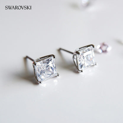 スワロフスキー ピアス レディース ブランド SWAROVSKI Stilla Attract スタッド スワロフスキー 両耳用 5430365 シルバー アクセサリー SW-5430365