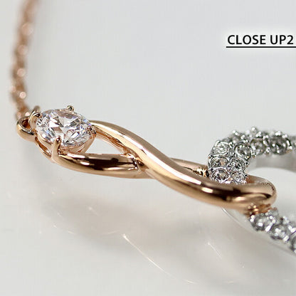 スワロフスキー ネックレス レディース ブランド SWAROVSKI Hyperbola ペンダント スワロフスキー ハート 5518865 ローズゴールド SW-5518865