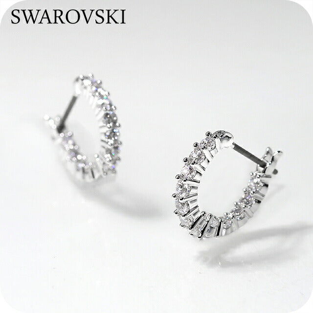 スワロフスキー ピアス レディース ブランド SWAROVSKI Matrix Vittore フープ スワロフスキー 両耳用 5562126 シルバー アクセサリー SW-5562126