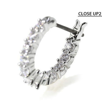 スワロフスキー ピアス レディース ブランド SWAROVSKI Matrix Vittore フープ スワロフスキー 両耳用 5562126 シルバー アクセサリー SW-5562126