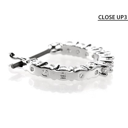 スワロフスキー ピアス レディース ブランド SWAROVSKI Matrix Vittore フープ スワロフスキー 両耳用 5562126 シルバー アクセサリー SW-5562126