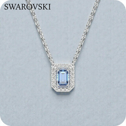 スワロフスキー ネックレス レディース ブランド SWAROVSKI Una ペンダント スワロフスキー 5614926 シルバー ブルー アクセサリー SW-5614926