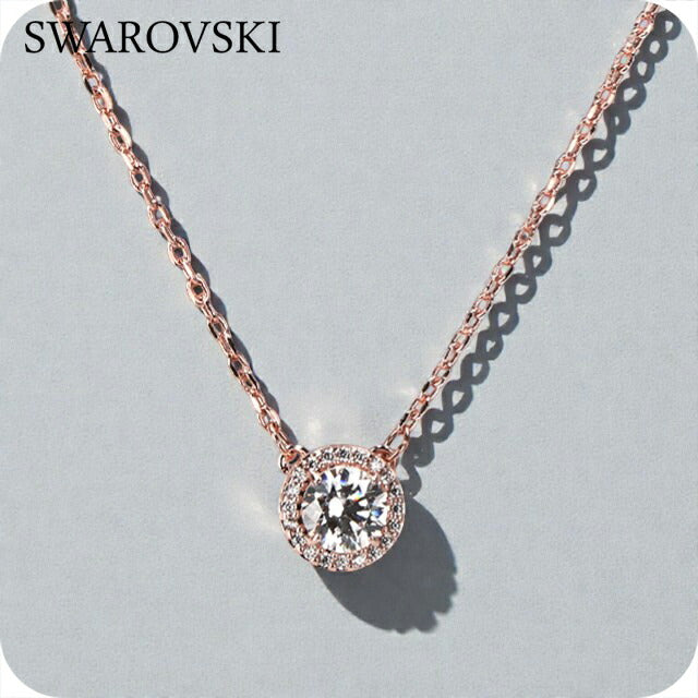 スワロフスキー ネックレス レディース ブランド SWAROVSKI Una Angelic ペンダント スワロフスキー 5636272 ローズゴールド アクセサリー SW-5636272