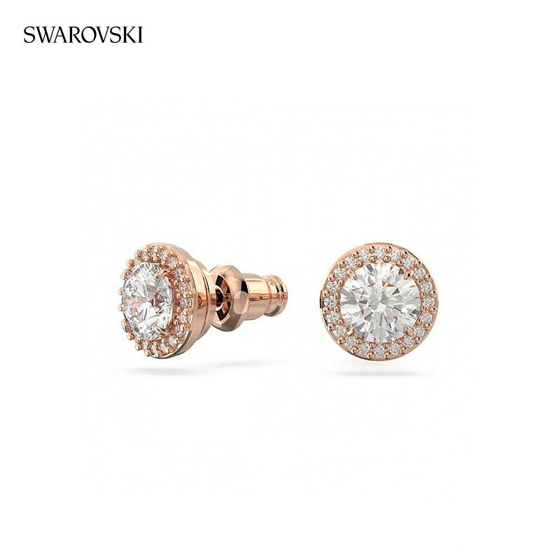 スワロフスキー ピアス レディース ブランド SWAROVSKI Una Angelic スタッド スワロフスキー 両耳用 5636275 ローズゴールド アクセサリー SW-5636275