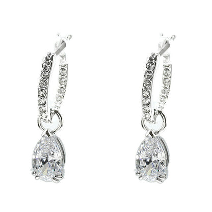 スワロフスキー ピアス レディース ブランド SWAROVSKI Stilla フープ スワロフスキー 両耳用 5636716 シルバー アクセサリー SW-5636716