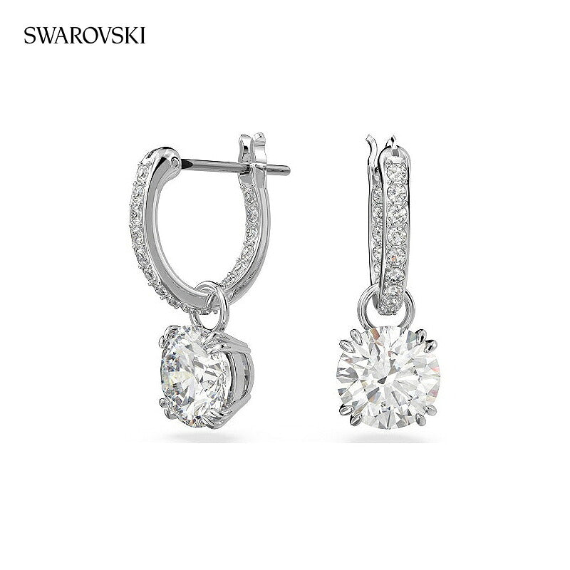 スワロフスキー ピアス レディース ブランド SWAROVSKI Stilla フープ スワロフスキー 両耳用 5636717 シルバー アクセサリー SW-5636717
