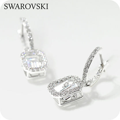 スワロフスキー ピアス レディース ブランド SWAROVSKI Una フープ スワロフスキー 両耳用 5638495 シルバー アクセサリー SW-5638495