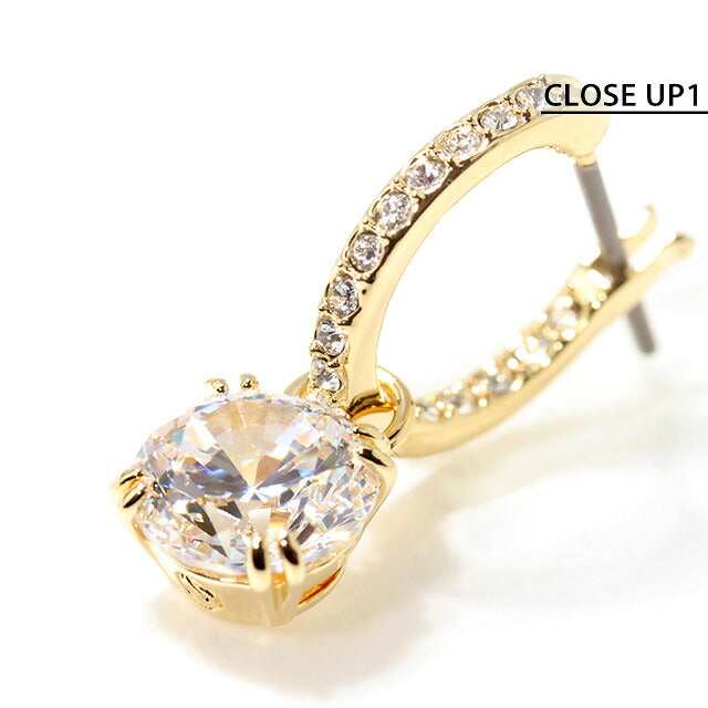 スワロフスキー ピアス レディース ブランド SWAROVSKI Stilla フープ スワロフスキー 両耳用 5638802 ゴールド アクセサリー SW-5638802
