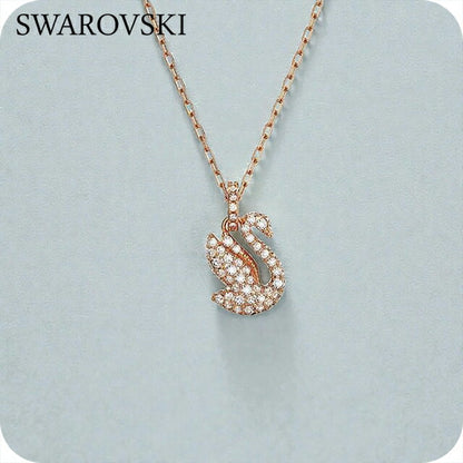 スワロフスキー ネックレス レディース ブランド SWAROVSKI Swan ペンダント スワロフスキー 動物 5647555 ローズゴールド アクセサリー SW-5647555