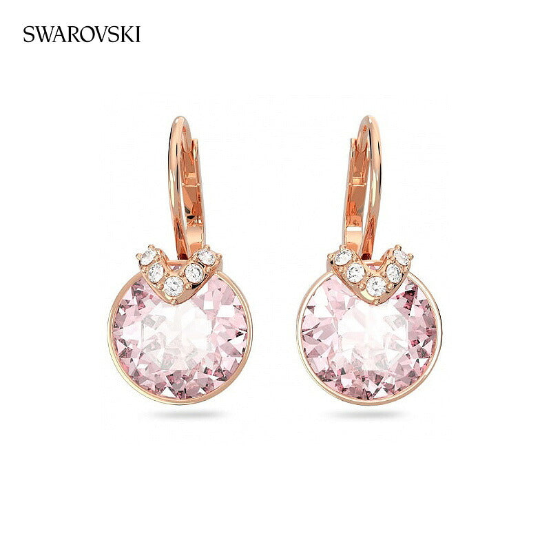 スワロフスキー ピアス レディース ブランド SWAROVSKI Bella V フープ スワロフスキー 両耳用 5662114 ピンク ローズゴールド アクセサリー SW-5662114