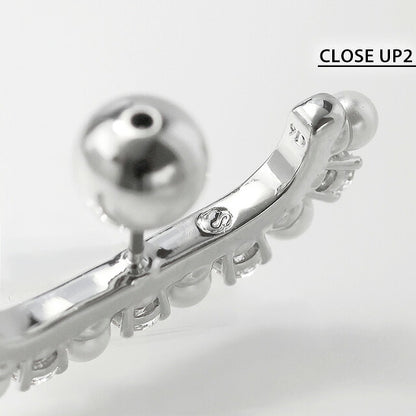 スワロフスキー ピアス レディース ブランド SWAROVSKI Matrix イヤーカフ ３点セット スタッド スワロフスキー 両耳用 5691715 シルバー SW-5691715