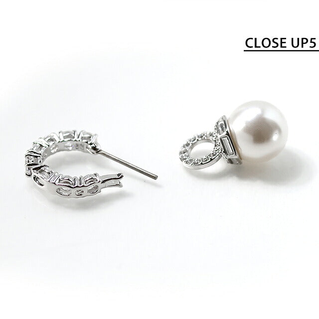 スワロフスキー ピアス レディース ブランド SWAROVSKI Matrix フープ スワロフスキー 両耳用 5691716 シルバー アクセサリー SW-5691716