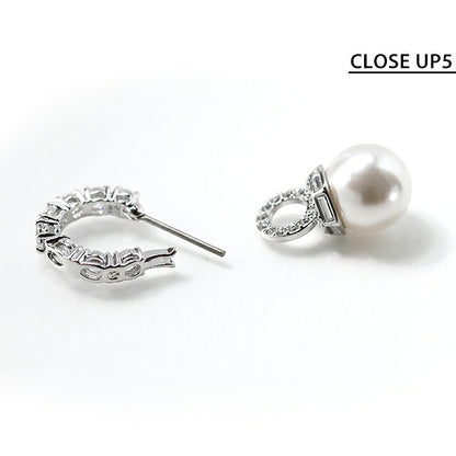 スワロフスキー ピアス レディース ブランド SWAROVSKI Matrix フープ スワロフスキー 両耳用 5691716 シルバー アクセサリー SW-5691716