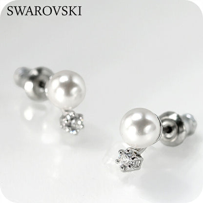 スワロフスキー ピアス レディース ブランド SWAROVSKI Matrix スタッド スワロフスキー 両耳用 5694225 シルバー アクセサリー SW-5694225