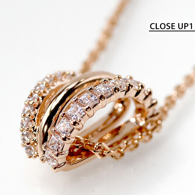 スワロフスキー ネックレス レディース ブランド SWAROVSKI Hyperbola ペンダント スワロフスキー 5701494 ローズゴールド アクセサリー SW-5701494