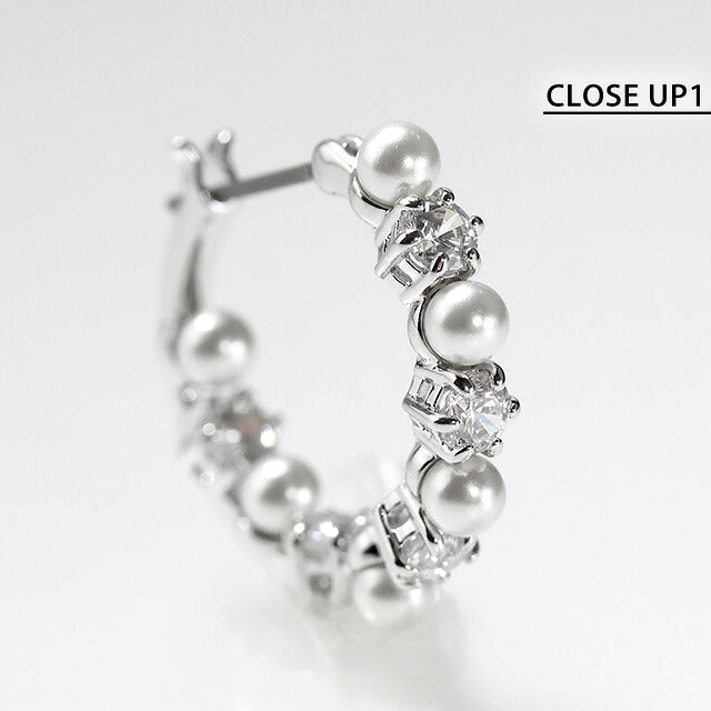 Swarovski earrings for women brand SWAROVSKI Matrix hoop Swarovski for both ears 5709256 Silver accessories SW-5709256