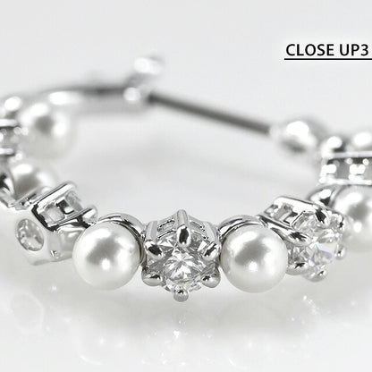 Swarovski earrings for women brand SWAROVSKI Matrix hoop Swarovski for both ears 5709256 Silver accessories SW-5709256