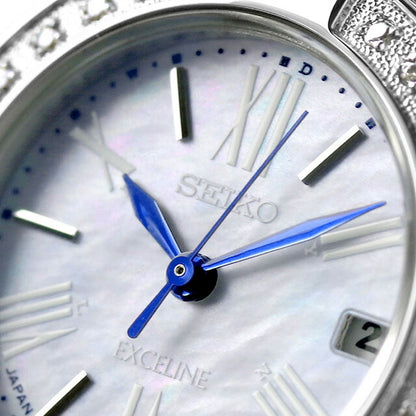 SEIKO Dolce &amp; Exceline Solar Radio Diamond Women&
