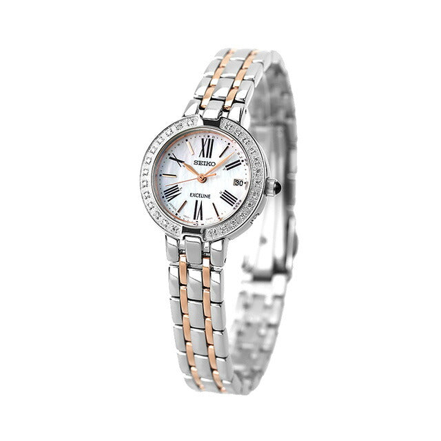 SEIKO Dolce &amp; Exceline Solar Radio Diamond Women&
