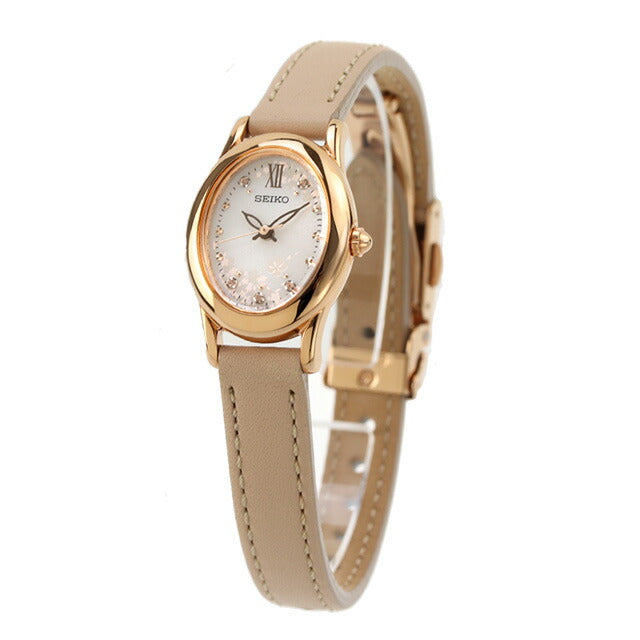 Seiko Selection 2025 SAKURA Blooming Limited Edition Solar Watch Brand Women&