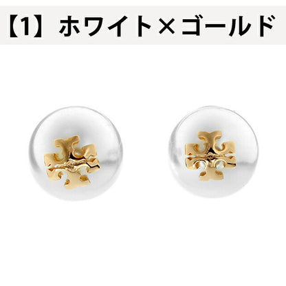 トリーバーチ ピアス レディース ブランド キラ パール クリスタルパール スタッド シェル 両耳用 アクセサリー 選べるモデル TB-11165514