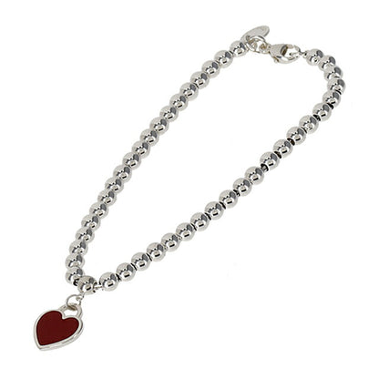 ティファニー ブレスレット レディース ブランド Tiffany 61941770 シルバー/レッド アクセサリー