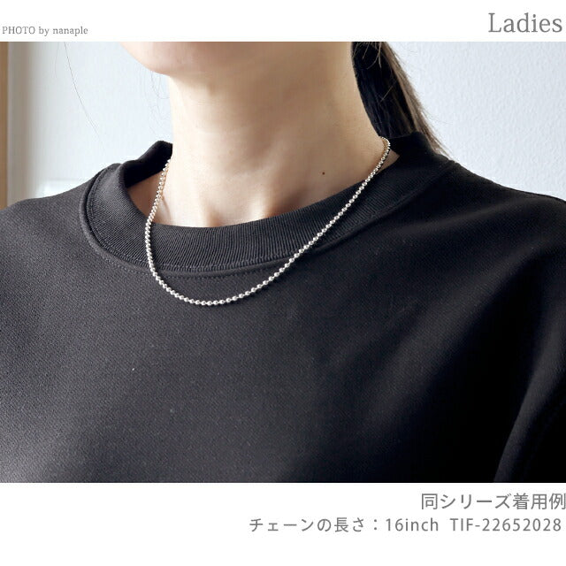 ティファニー ネックレス レディース ブランド TIFFANY&amp;Co. 16inch ビーズ 22652028 シルバー アクセサリー TIF-22652028