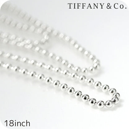 ティファニー ネックレス レディース ブランド TIFFANY&amp;Co. 18inch ビーズ 22652036 シルバー アクセサリー TIF-22652036