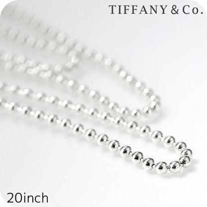 ティファニー ネックレス レディース ブランド TIFFANY&amp;Co. 20inch ビーズ 24600327 シルバー アクセサリー TIF-24600327