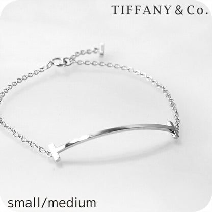 ティファニー ブレスレット レディース ブランド TIFFANY&amp;Co. スマイルブレスレット シルバー アクセサリー 選べるモデル TIF-BRACELET1
