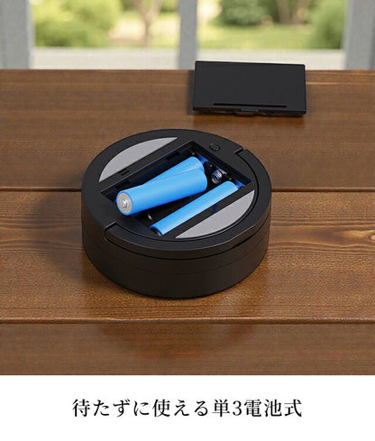 Kitchen Timer Digital Dial Type Easy to See Volume Adjustment Round Magnetic Stylish Cute Cute Compact Small Black White Battery Operated 2WAY For Studying TIMER-F5 Selectable Models