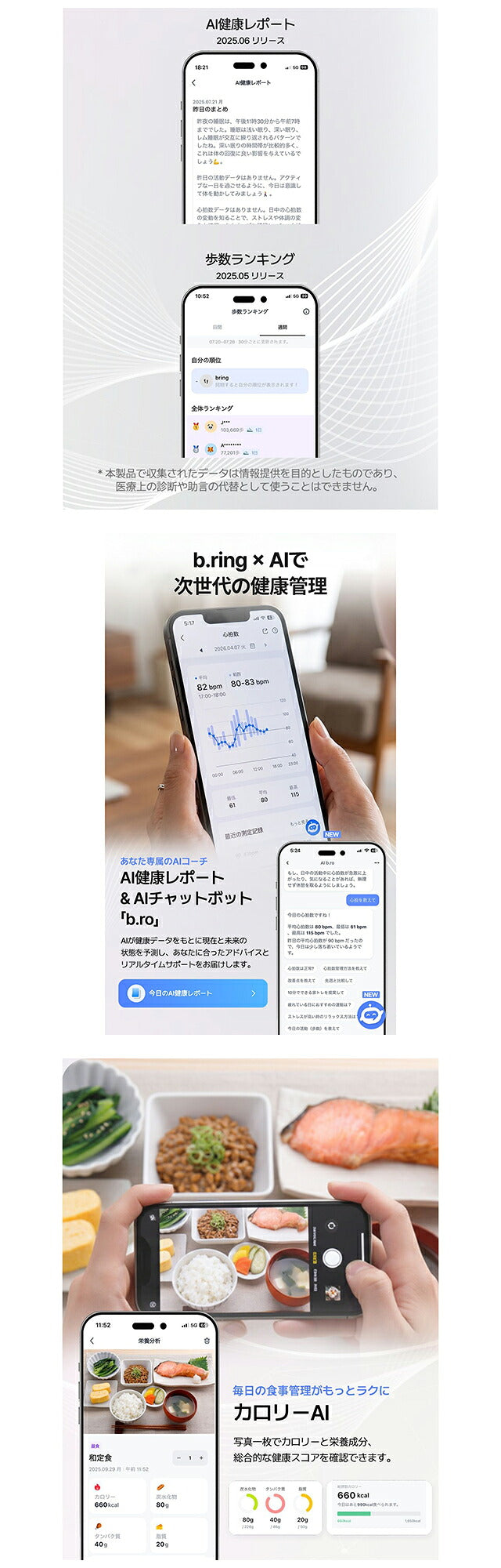 Bling Health Sleep Management Smart Ring Brand Men&