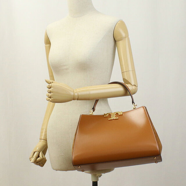 トリーバーチ ハンドバッグ レディース ブランド TORY BURCH ELEANOR 137312 WHISKEY ブラウン系 バッグ TOB137312021